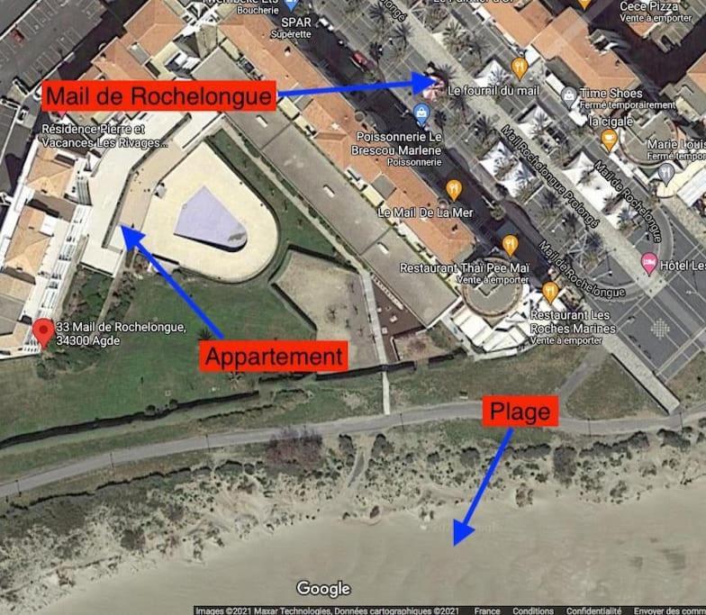 Apartmán Les Rivages De Rochelongues, T3, Piscine, Clim, Parking Agde Exteriér fotografie